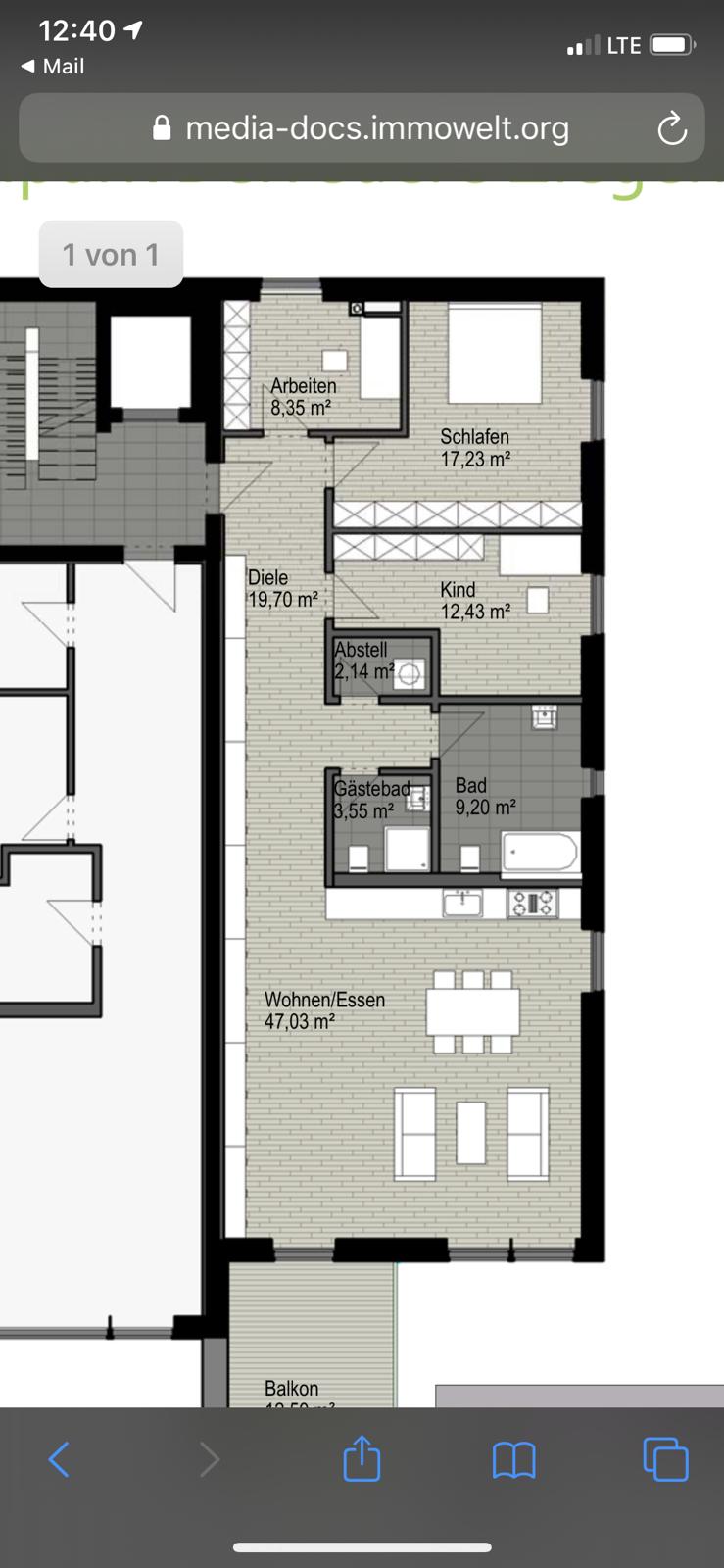 Wohnung zur Miete 1.410 € 4 Zimmer 122 m²<br/>Wohnfläche 2.<br/>Geschoss Belvederer Allee Südstadt Weimar 99425