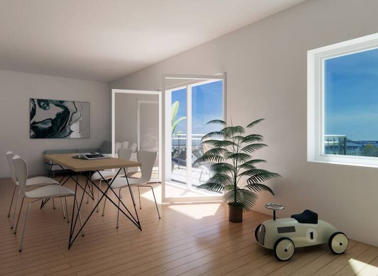 Penthouse zum Kauf provisionsfrei 424.900 € 3 Zimmer 58,4 m²<br/>Wohnfläche 3.<br/>Geschoss ab sofort<br/>Verfügbarkeit Schniegling Nürnberg 90427