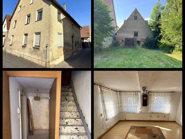 Mehrfamilienhaus zum Kauf 159.000 € 8 Zimmer 187 m² 1.009 m² Grundstück Uehlfeld Uehlfeld 91486