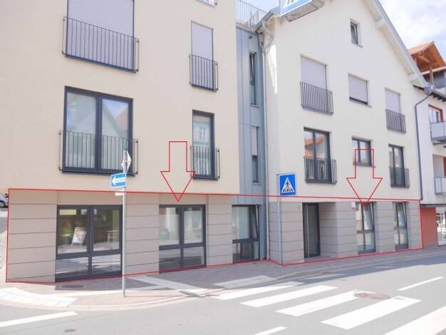 Bürofläche zur Miete provisionsfrei 924 € 5 Zimmer 117 m² Bürofläche Steinweg 16 und 17 Gemünden 35285