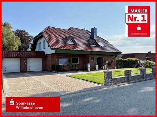 Einfamilienhaus zum Kauf 490.000 € 8 Zimmer 201 m² 987 m² Grundstück Rahrdum Jever 26441