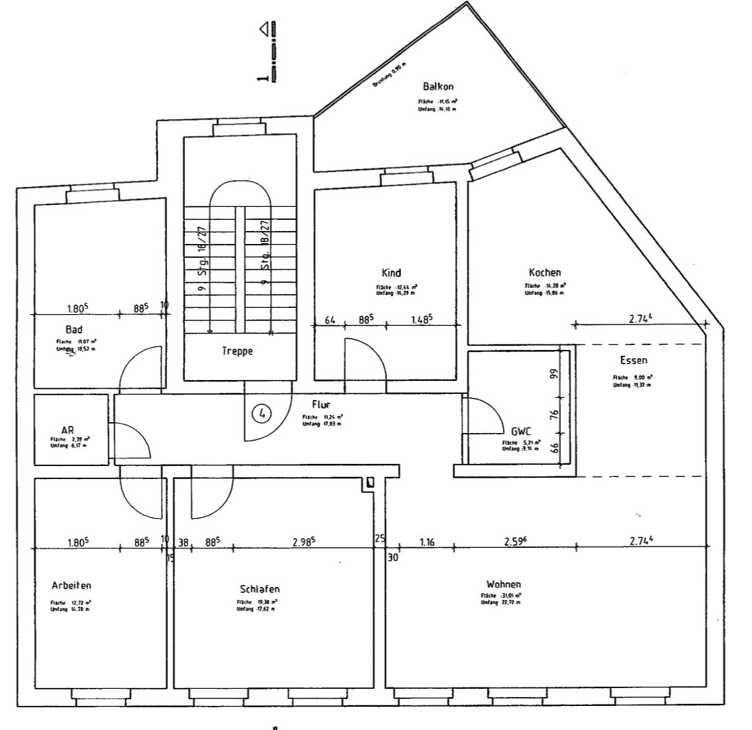 Wohnung zum Kauf 445.000 € 4 Zimmer 128 m²<br/>Wohnfläche 2.<br/>Geschoss Schillerstraße 34 Paulusviertel Halle 06114