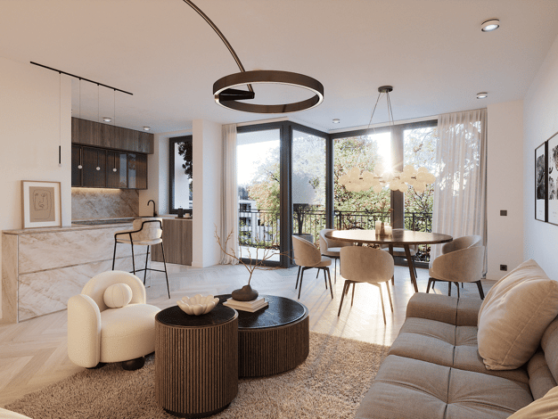 Wohnung zum Kauf - Erstbezug provisionsfrei 1.380.000 € 2 Zimmer 67 m² 2. Geschoss Winterhude Hamburg 22301