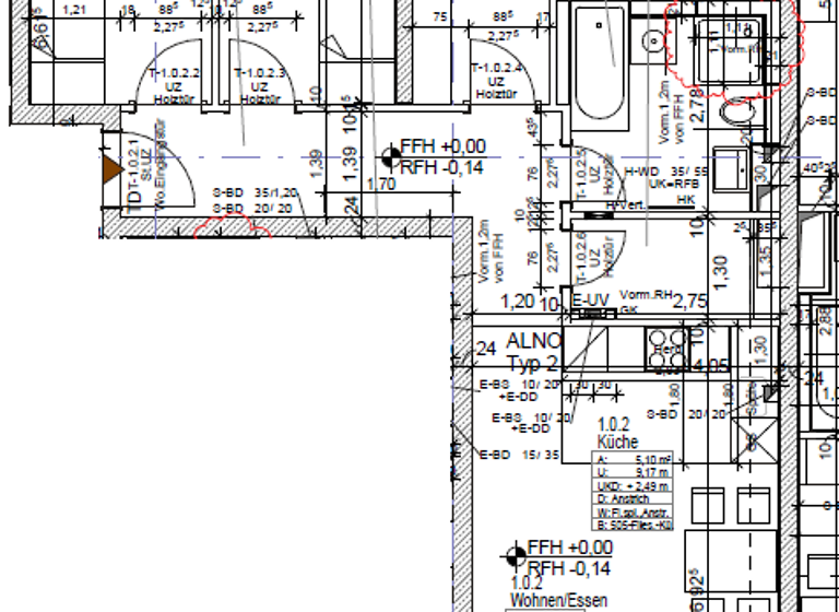 Wohnung zur Miete 1.215 € 4 Zimmer 91,7 m² EG Liesel-Bach-Straße 48 Flugfeld Böblingen 71035