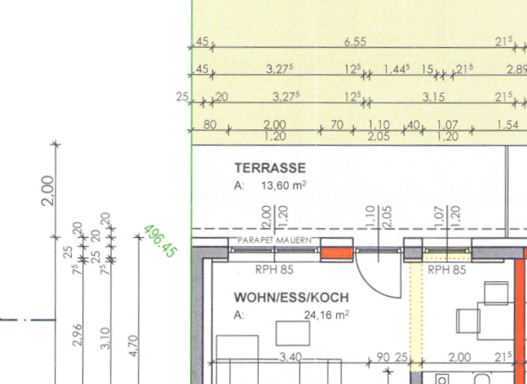 Terrassenwohnung zur Miete 850 € 2 Zimmer 38,7 m² EG Langkampfen 6336