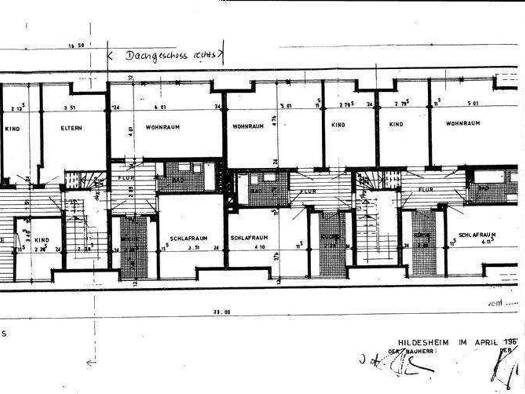 Wohnung zur Miete 600 € 2 Zimmer 60 m² 2. Geschoss frei ab 01.10.2026 Händelstraße 20 Marienburger Höhe Hildesheim 31141