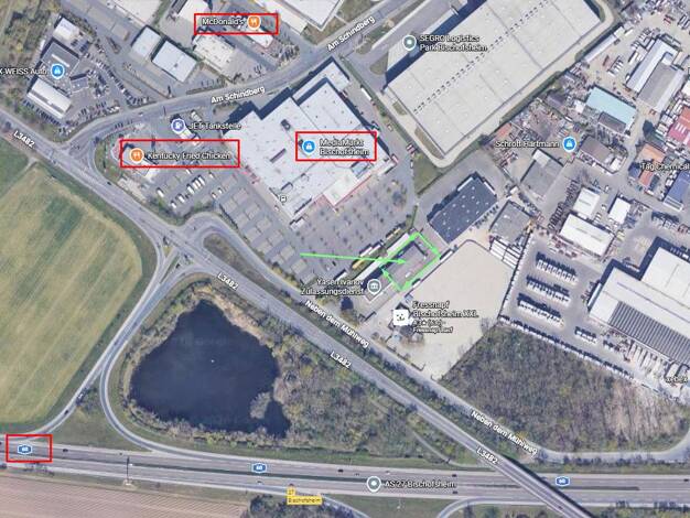 Lagerhalle zur Miete provisionsfrei 5.500 € 660 m² Lagerfläche Neben dem Mühlweg 12 Bischofsheim 65474