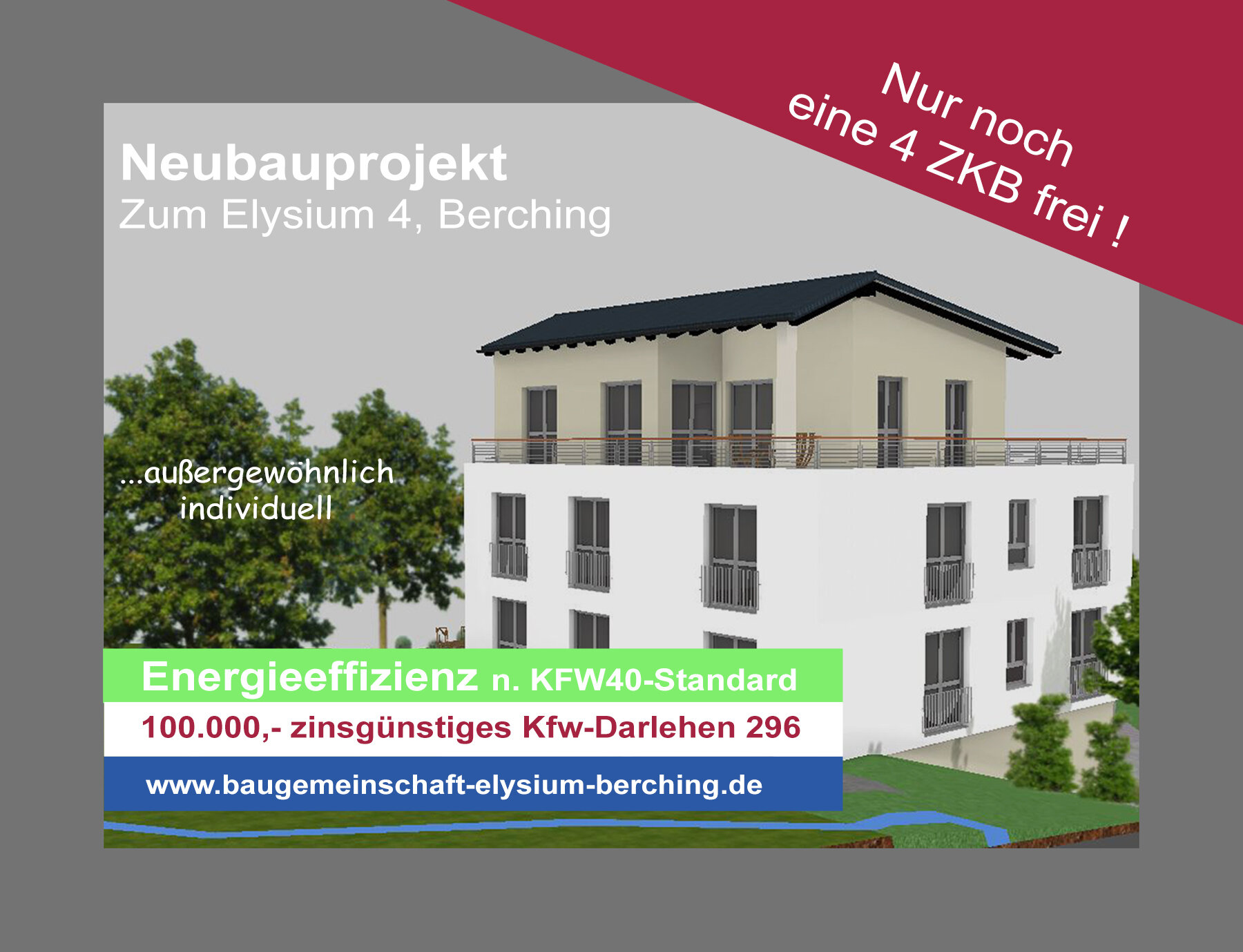 Wohnung zum Kauf 369.900 € 4 Zimmer 83,5 m²<br/>Wohnfläche 1.<br/>Geschoss ab sofort<br/>Verfügbarkeit Zum Elysium 4 Berching Berching 92334