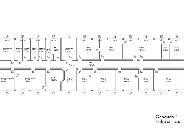 Bürokomplex zum Kauf 1.650.000 € 1.768 m² Bürofläche Euren Trier 54294