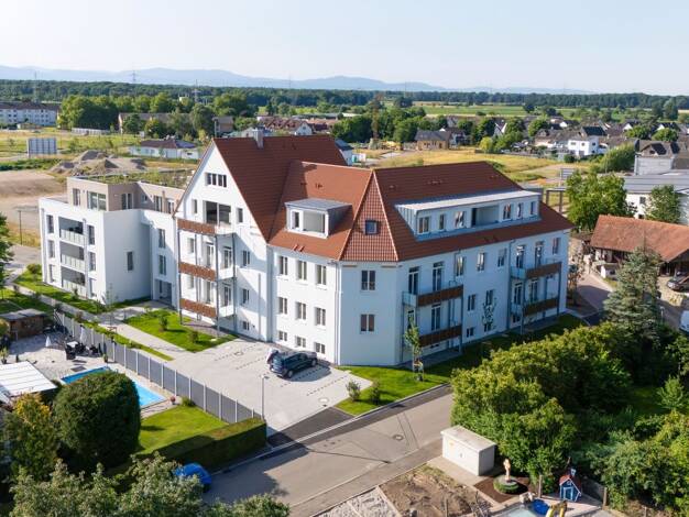Wohnung zum Kauf - Erstbezug provisionsfrei 394.409 € 3 Zimmer 90,4 m² 1. Geschoss Bleichstraße 14 Freistett Rheinau 77866