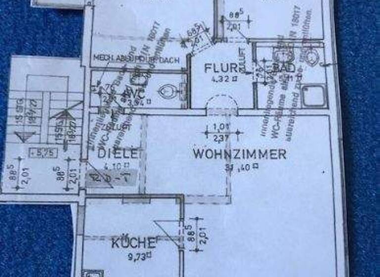 Wohnung zur Miete 985 € 3 Zimmer 85 m² 2. Geschoss frei ab sofort Hanau 63450