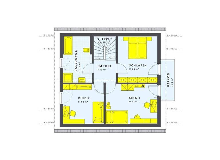 Einfamilienhaus zum Kauf 449.184 € 5 Zimmer 136 m² 650 m² Grundstück Haisterbach Erbach 64711