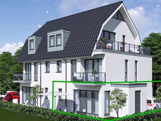 Terrassenwohnung zum Kauf provisionsfrei 249.500 € 2 Zimmer 52,2 m² 1. Geschoss Bad Zwischenahn 26160