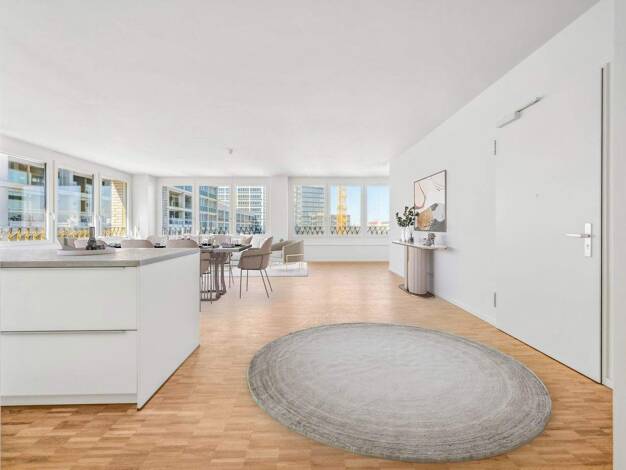 Wohnung zur Miete - Erstbezug 1.800 € 2 Zimmer 82,4 m² 7. Geschoss George-Stephenson-Straße 20 Moabit Berlin 10557