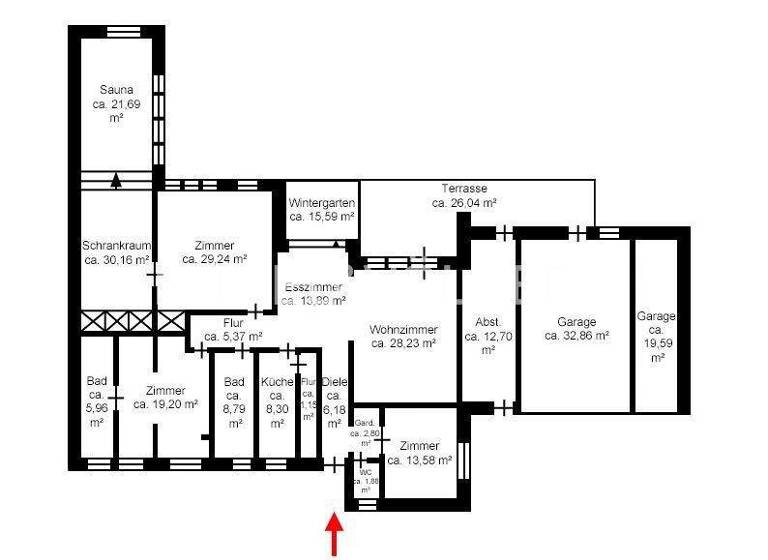 Bungalow zum Kauf 749.000 € 219 m² 1.953 m² Grundstück Oyten 28876
