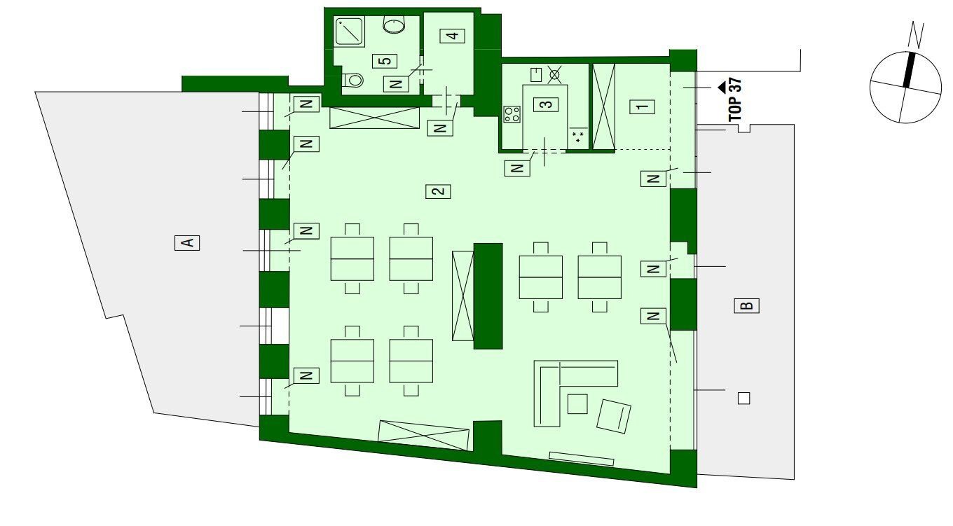 Büro-/Praxisfläche zur Miete 1.765 € Wien 1200