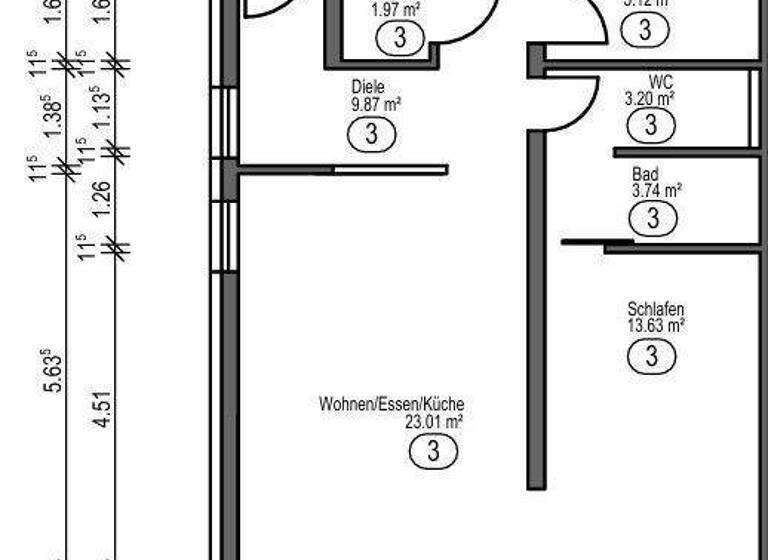 Wohnung zur Miete 790 € 3 Zimmer 70,9 m² 1. Geschoss Kemnath 95478