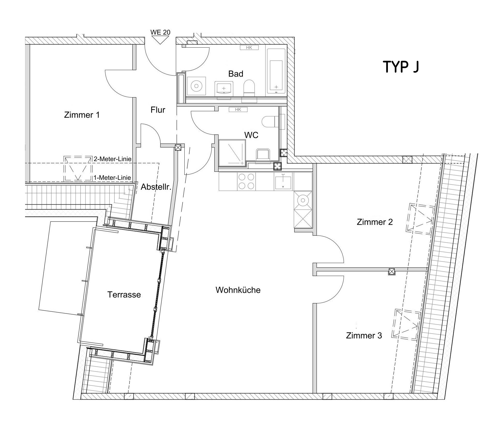 Penthouse zur Miete 2.199 € 4 Zimmer 99,8 m²<br/>Wohnfläche 16.02.2025<br/>Verfügbarkeit Kopenhagener Str. 17 Reinickendorf Berlin 13407