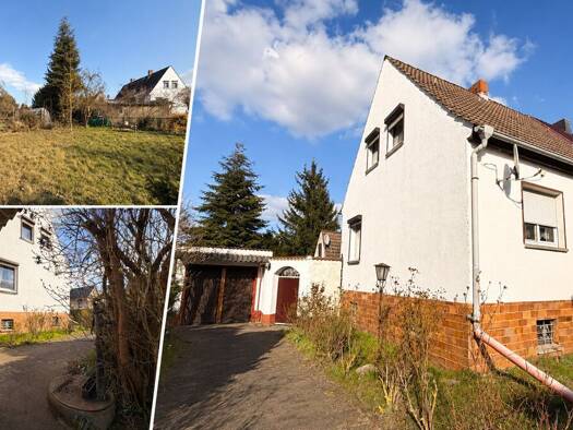 Doppelhaushälfte zum Kauf 89.000 € 4 Zimmer 100 m² 1.163 m² Grundstück Reppichau Osternienburger Land 06386