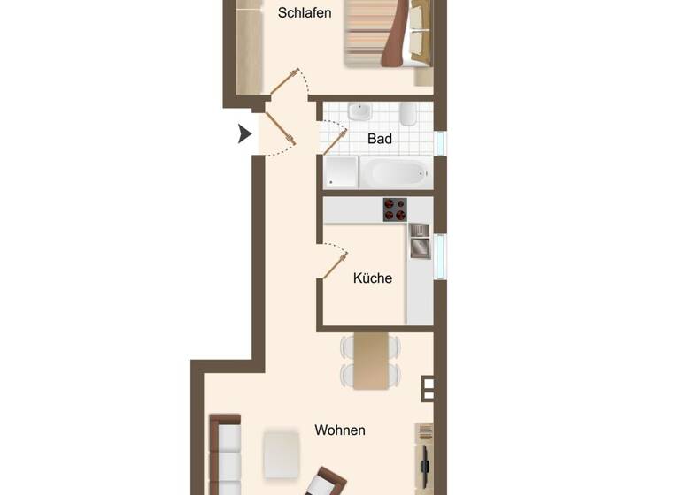 Wohnung zum Kauf 149.000 € 2 Zimmer 55,5 m² Rheydt-West Mönchengladbach 41239