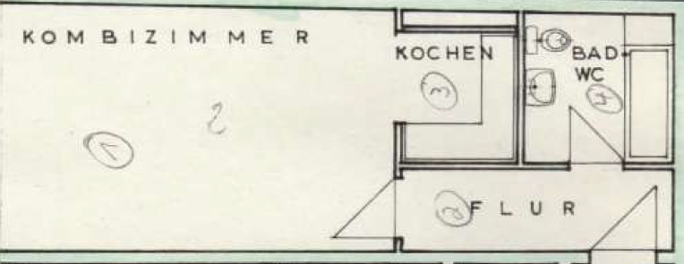 Wohnung zum Kauf 145.000 € 1 Zimmer 36 m²<br/>Wohnfläche EG<br/>Geschoss ab sofort<br/>Verfügbarkeit Wöhrd Nürnberg 90489