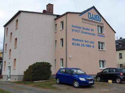 Wohnung zur Miete 352 € 2 Zimmer 43,9 m² 2. Geschoss frei ab sofort Alaunwerk 34 Zeulenroda Zeulenroda-Triebes 07937