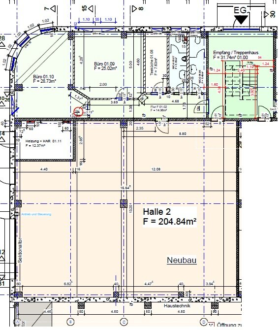 Lagerhalle zur Miete 5.655 € 377 m²<br/>Lagerfläche Johannisthal Berlin 12487