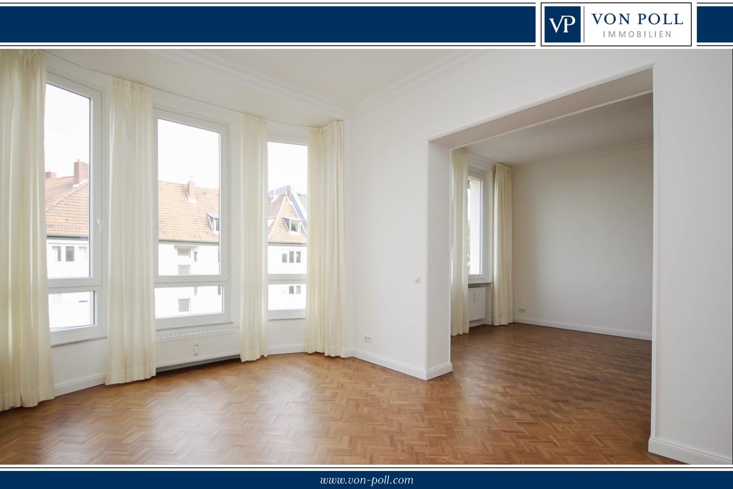 Wohnung zur Miete 2.600 € 5 Zimmer 155 m²<br/>Wohnfläche 4.<br/>Geschoss Grunerstraße 13 Düsseltal Düsseldorf 40239