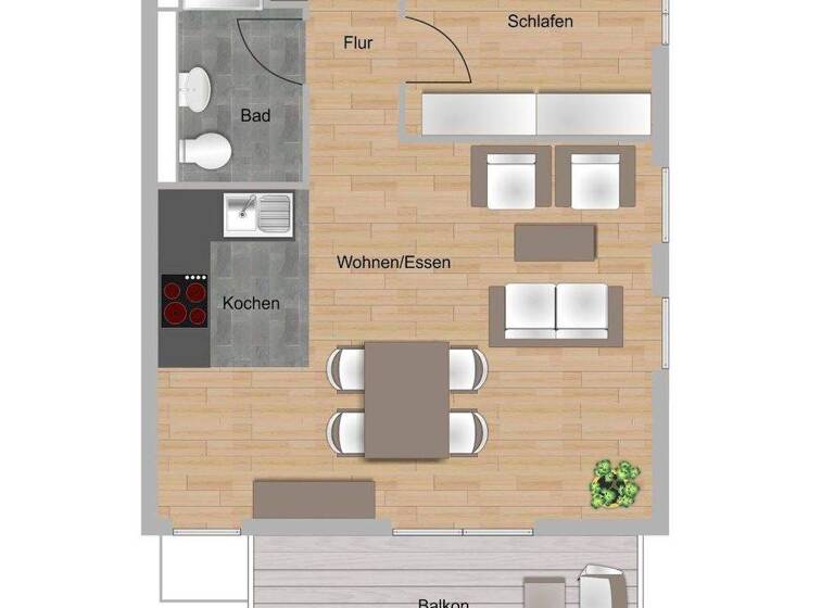 Wohnung zur Miete - Erstbezug 1.293 € 2 Zimmer 69,9 m² Lange Seegewann 9 Delkenheim Wiesbaden 65205