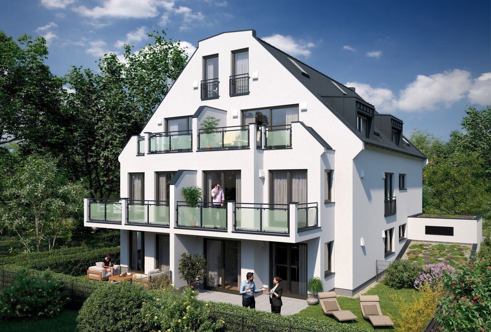 Terrassenwohnung zum Kauf provisionsfrei 889.500 € 3 Zimmer 75,6 m²<br/>Wohnfläche EG<br/>Geschoss Gartenstadt Trudering München 81825