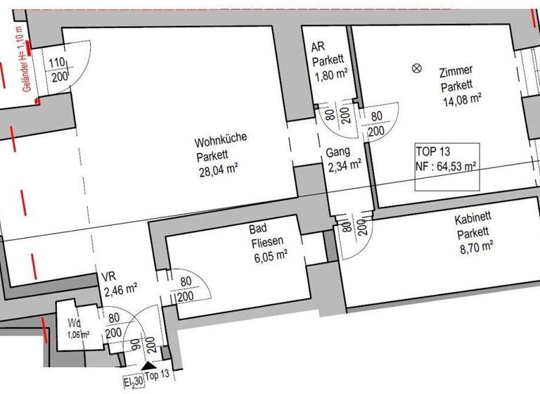 Wohnung zum Kauf 319.000 € 2 Zimmer 64,5 m² Wien 1100