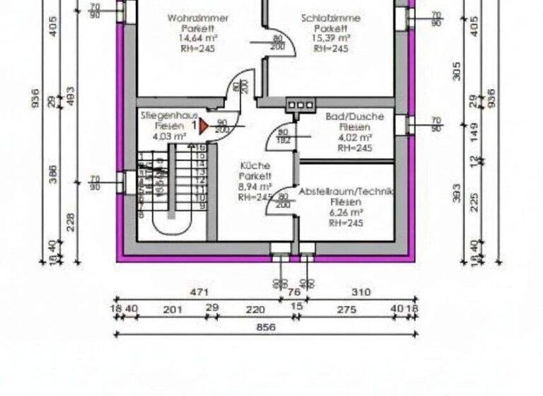 Einfamilienhaus zum Kauf 1.200.000 € 6 Zimmer 460 m² Grundstück Wien,Liesing 1230