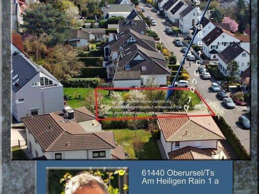 Grundstück zum Kauf 404.000 € 299 m² Grundstück frei ab sofort Steinstraße 1 a Stierstadt Oberursel 61440