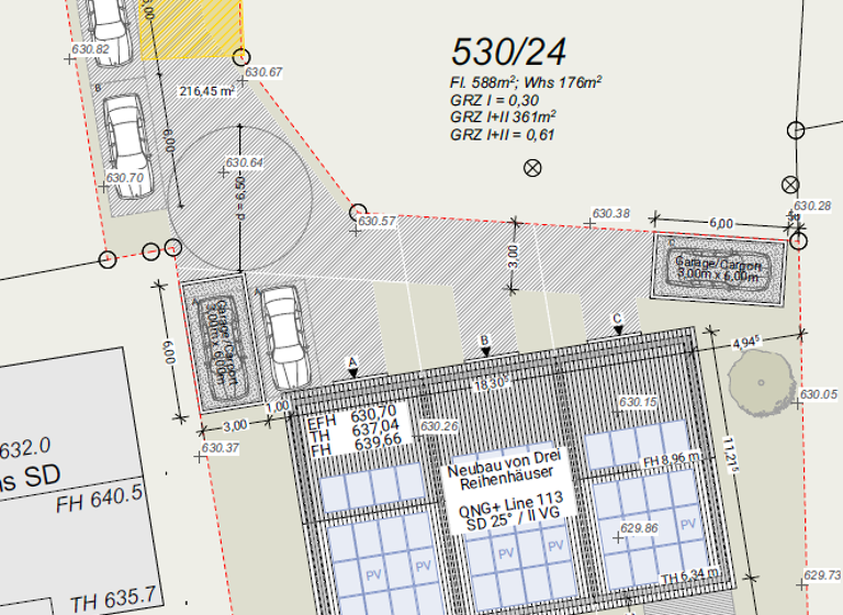 Reihenmittelhaus zum Kauf - Erstbezug provisionsfrei 477.937 € 4 Zimmer 113 m² 170 m² Grundstück Inzigkofen 72514