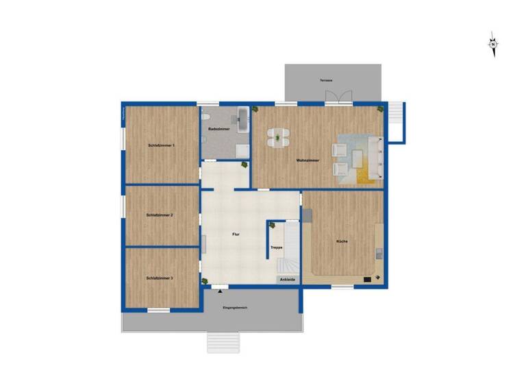 Bungalow zum Kauf 247.920 € 6 Zimmer 120 m² 906 m² Grundstück Bad Lauchstädt 06246