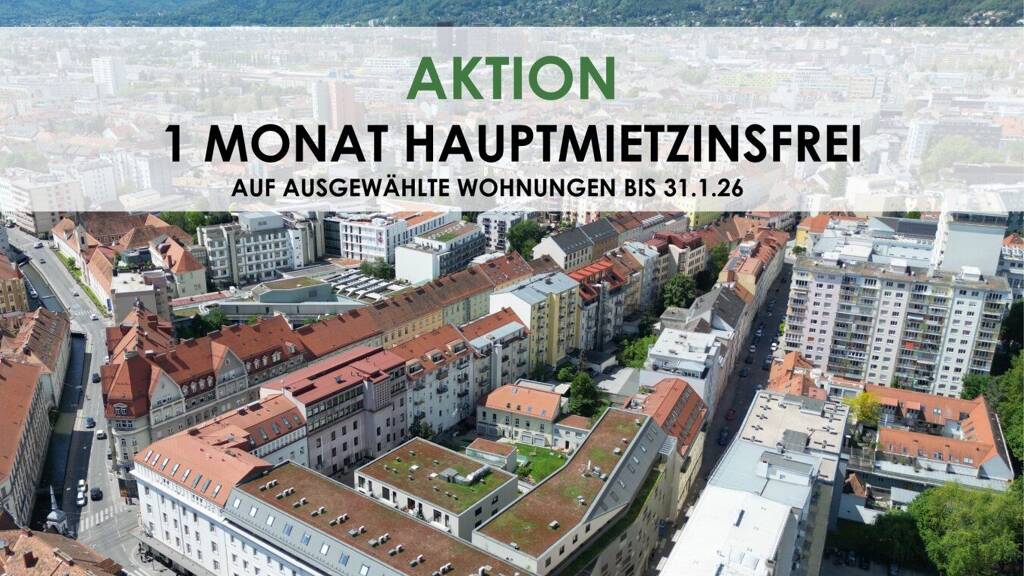 Wohnung zur Miete 557 € 2 Zimmer 52,5 m² 2. Geschoss Strauchergasse 5 Lend Graz 8020