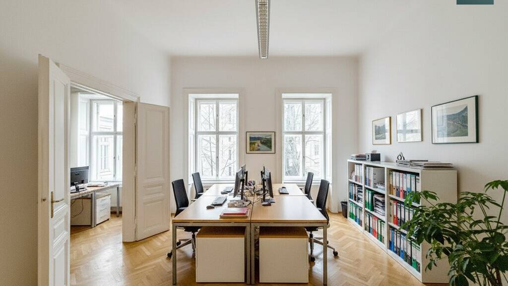 Büro zur Miete 16 € 6 Zimmer 159 m² Bürofläche Wien 1090