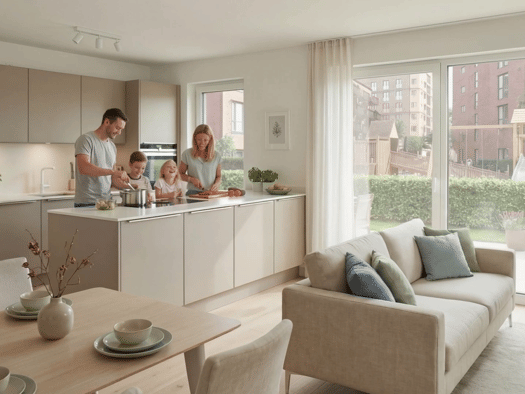 Terrassenwohnung zum Kauf provisionsfrei 623.000 € 4 Zimmer 96,2 m² EG Freiburger Straße 23 Stade Stade 21682