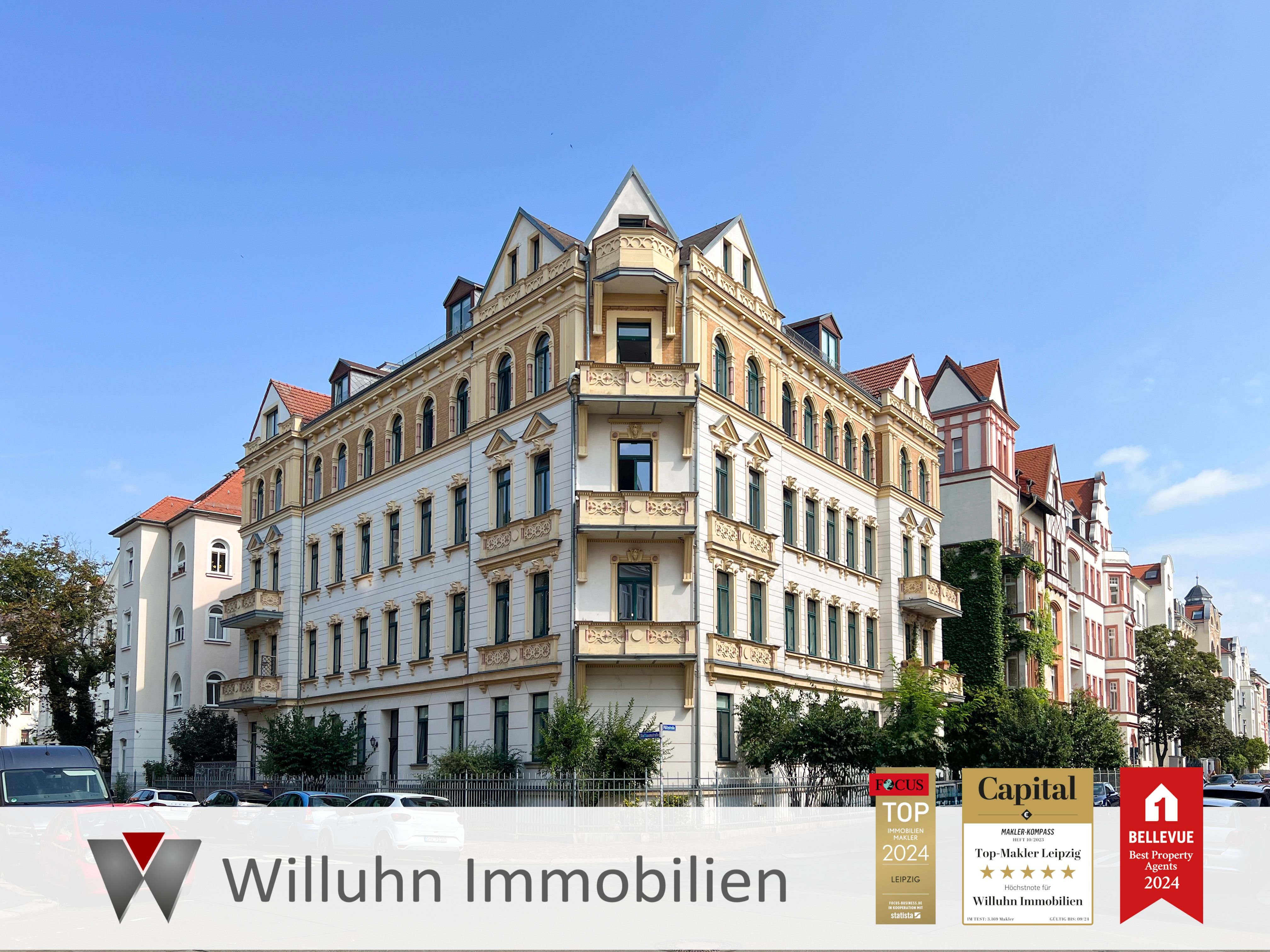 Wohnung zum Kauf 319.900 € 4 Zimmer 95,5 m²<br/>Wohnfläche 2.<br/>Geschoss Gohlis - Süd Leipzig 04155