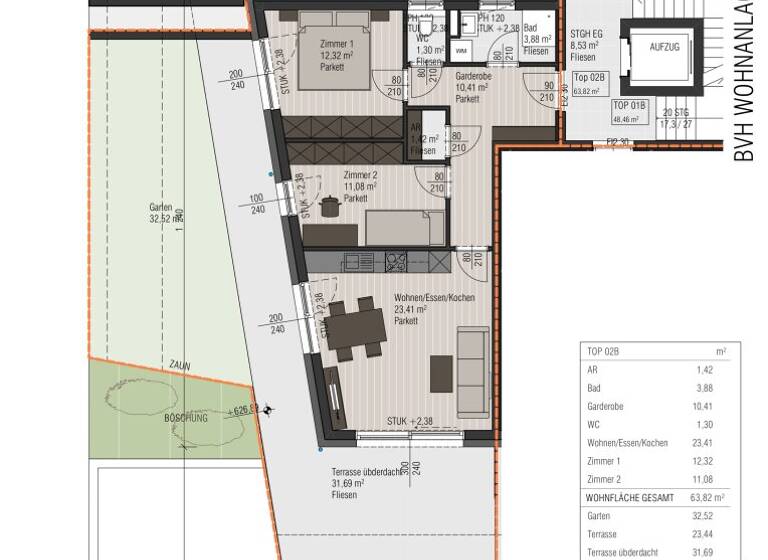 Wohnung zum Kauf 765.000 € 3 Zimmer 63,2 m² 1. Geschoss Millstatt am See 9872