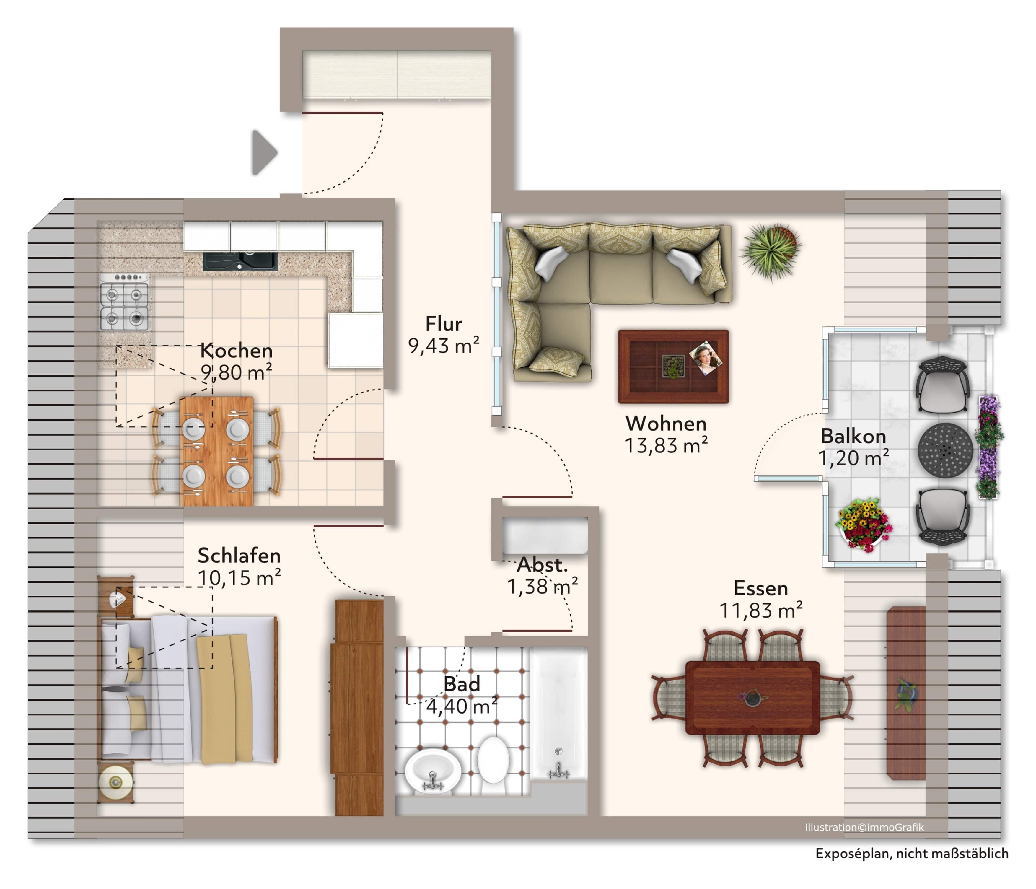 Wohnung zur Miete 410 € 2 Zimmer 68 m²<br/>Wohnfläche 2.<br/>Geschoss 01.03.2025<br/>Verfügbarkeit Zur Magdeburger Straße 60 Groß Rodensleben Wanzleben-Börde 39164