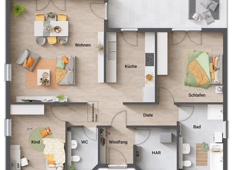 Bungalow zum Kauf - Erstbezug 375.820 € 4 Zimmer 108 m² 687 m² Grundstück Jüterbog 14913