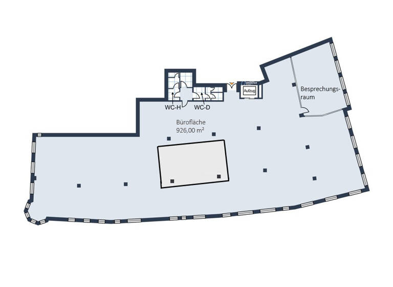 Bürofläche zur Miete provisionsfrei 9.260 € 926 m² Bürofläche Coburg 96450