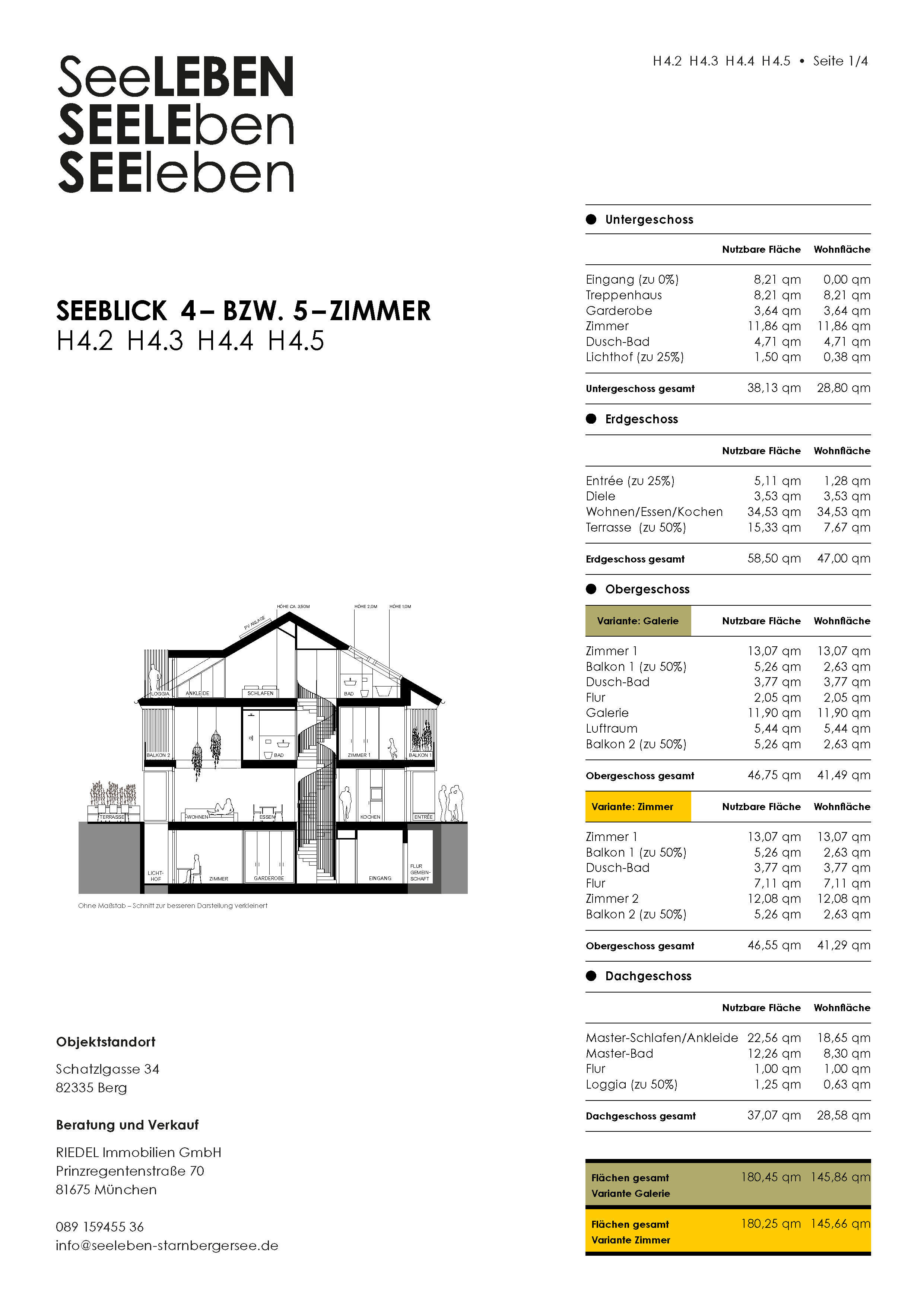 Reihenmittelhaus zum Kauf provisionsfrei 1.560.000 € 5 Zimmer 145,7 m²<br/>Wohnfläche 6.219 m²<br/>Grundstück Berg Berg 82335