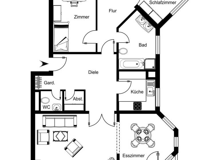 Wohnung zum Kauf 495.000 € 3 Zimmer 121 m² 1. Geschoss Reinbek 21465
