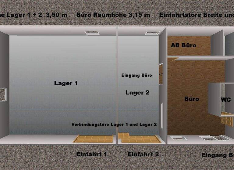 Lagerhalle zur Miete 6,47 € 170 m² Lagerfläche Glantalstraße Wölfnitz Klagenfurt,14.Bez.:Wölfnitz 9061