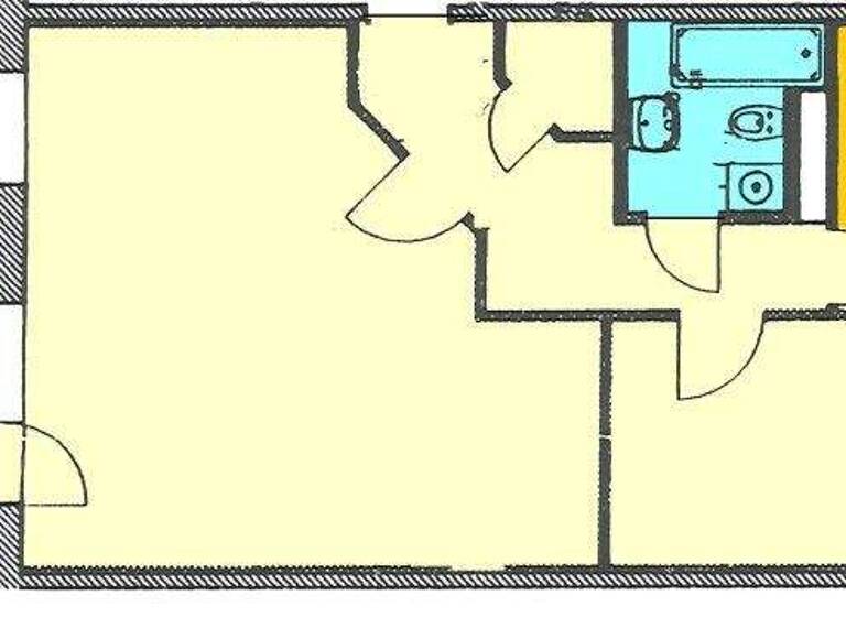 Wohnung zur Miete 588 € 2 Zimmer 61 m² 2. Geschoss frei ab 01.03.2026 Stötteritzer Straße 6 Reudnitz-Thonberg Leipzig 04317