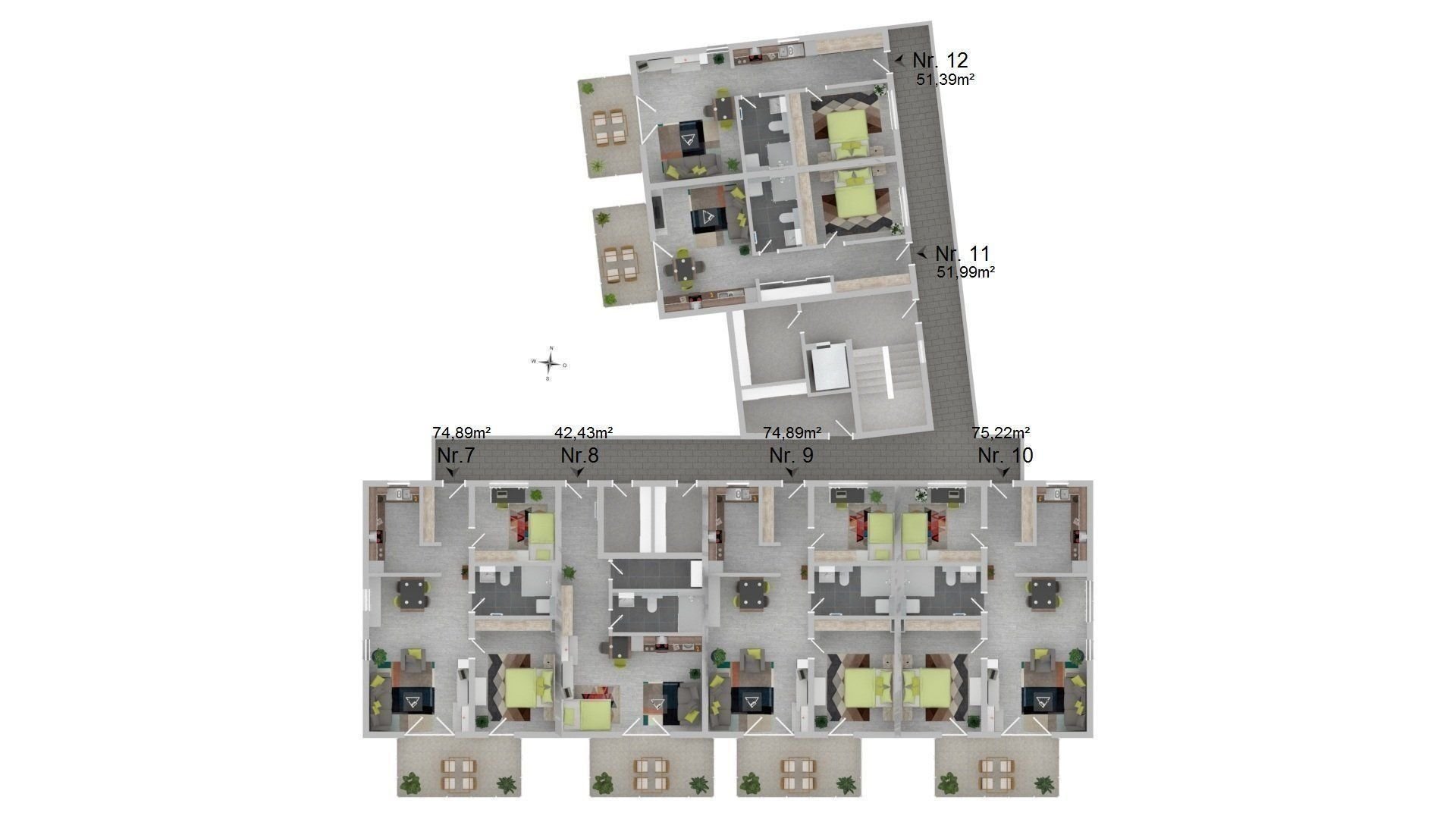 Wohnung zum Kauf provisionsfrei 254.300 € 2 Zimmer 51,4 m²<br/>Wohnfläche 1.<br/>Geschoss Mallersdorf Mallersdorf-Pfaffenberg 84066