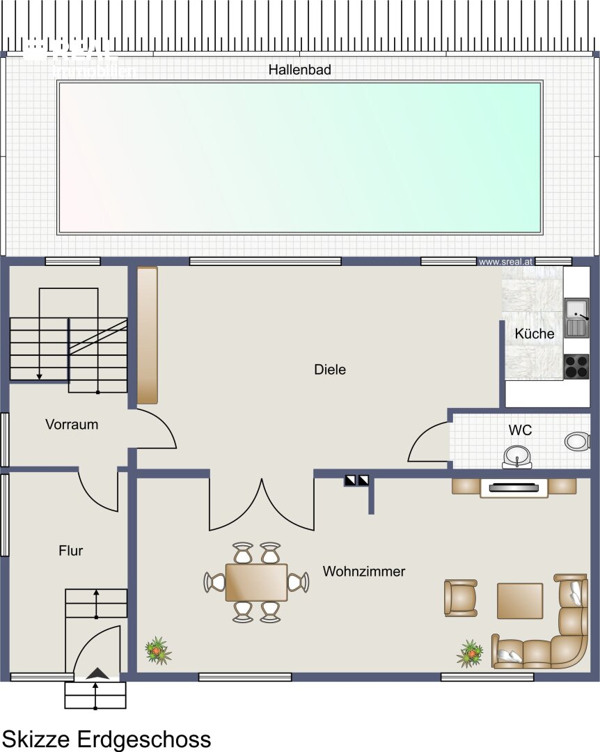 Einfamilienhaus zum Kauf 395.000 € 4 Zimmer 132 m²<br/>Wohnfläche 1.031 m²<br/>Grundstück Wiener Neustadt 2700