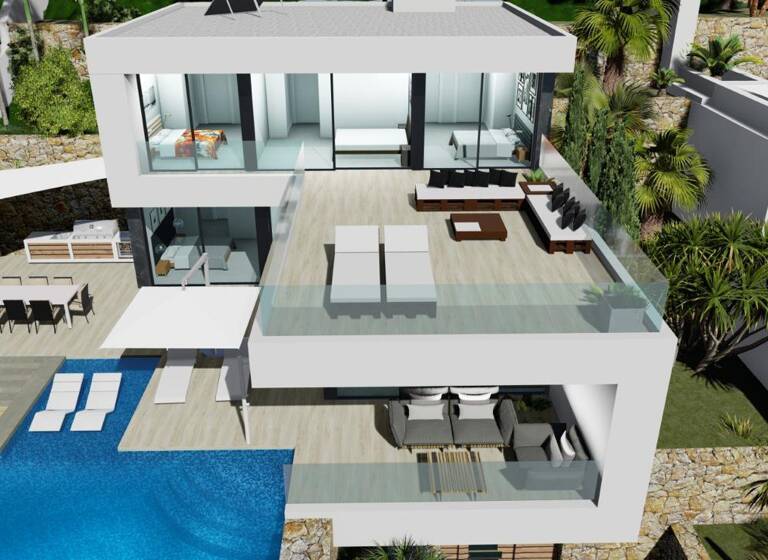 Villa zum Kauf provisionsfrei 1.550.000 € 5 Zimmer 427 m² 637 m² Grundstück Calpe  03710